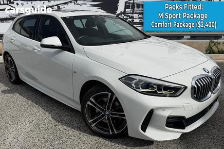 White 2021 BMW 118I Hatchback M Sport