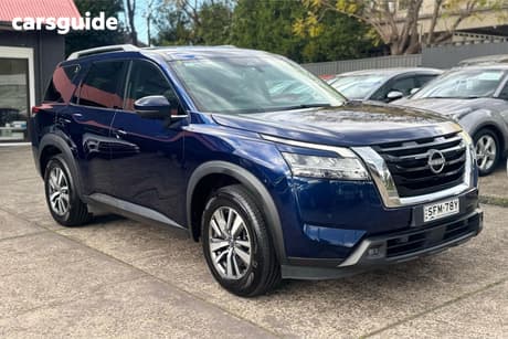 Blue 2022 Nissan Pathfinder Wagon Ti (4Wd)