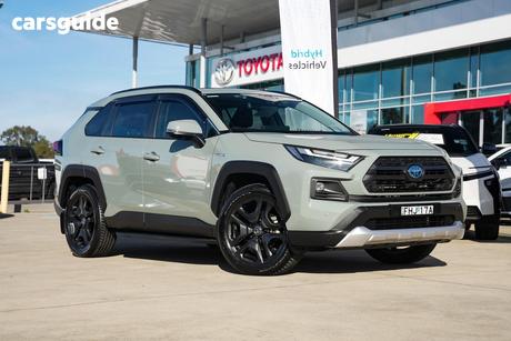 Green 2024 Toyota RAV4 Wagon Edge (Awd) Hybrid