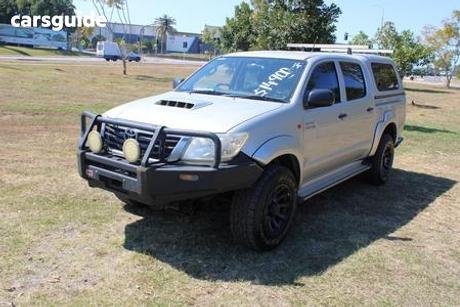 Silver 2012 Toyota Hilux Dual Cab Pick-up Sr (4X4)