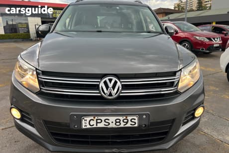 Grey 2013 Volkswagen Tiguan SUV 132 TSI PACIFIC 5NC MY14