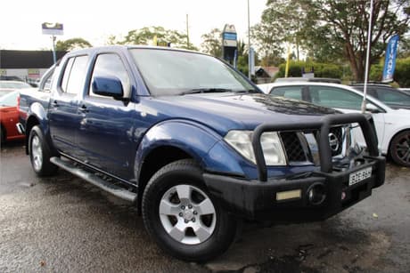 Blue 2011 Nissan Navara Dual Cab Pick-up St (4X4)