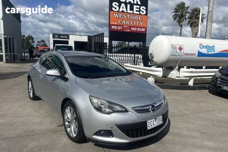 Silver 2012 Opel Astra Coupe Gtc 1.4