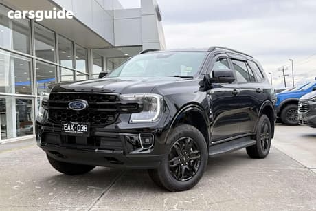 Black 2025 Ford Everest Wagon Black Edition (4Wd)
