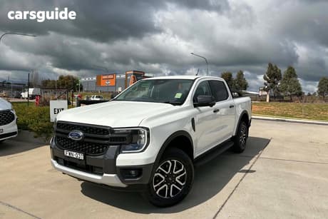 White 2025 Ford Ranger Double Cab Pick Up Sport 3.0 (4X4)