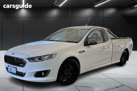 White 2015 Ford Falcon Ute Ute Tray XR6 TURBO R