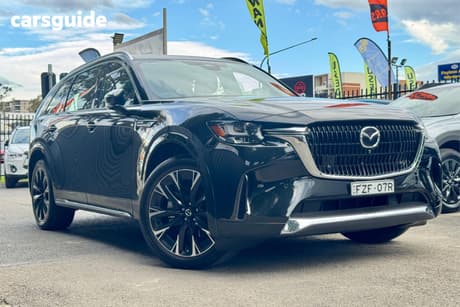 Black 2024 Mazda CX-90 Wagon G50E Azami Mhev