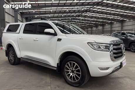 White 2025 GWM Cannon Dual Cab Utility Premium (4X4)