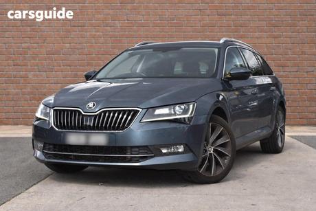 Grey 2016 Skoda Superb Wagon 162 Tsi