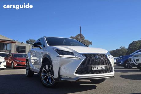 White 2017 Lexus NX SUV F SPORT (AWD)