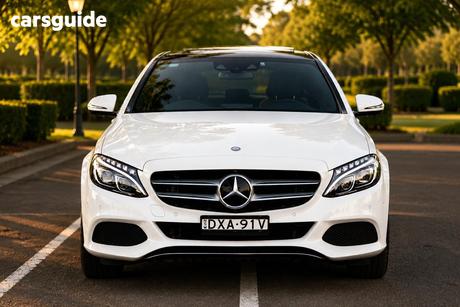 White 2017 Mercedes-Benz C350 Sedan E