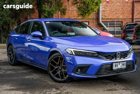 Blue 2022 Honda Civic Hatchback Vti-Lx
