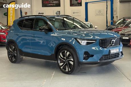Blue 2023 Volvo XC40 Wagon Ultimate B5 Dark Mhev
