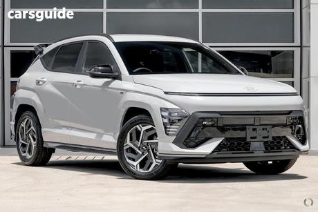 Grey 2026 Hyundai Kona Wagon Hybrid Elite N Line