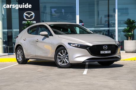 Grey 2026 Mazda Mazda3 Hatchback G20 Pure