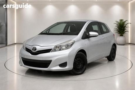 Silver 2012 Toyota Yaris Hatchback Yr