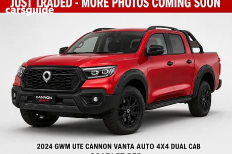 Red 2024 GWM UTE Dual Cab Utility Cannon Vanta (4X4)