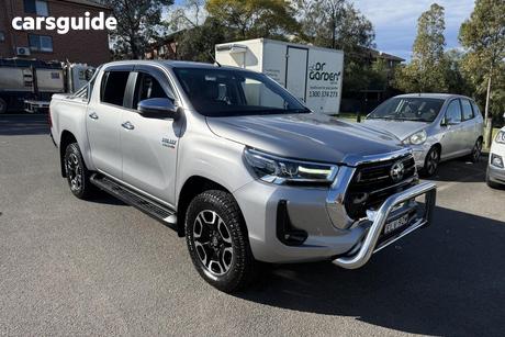 Silver 2021 Toyota Hilux Double Cab Chassis Sr5 + Premium Interior (4X4)
