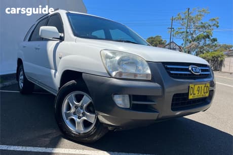 White 2009 Kia Sportage Wagon Lx (Fwd)