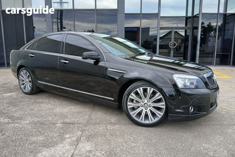 Black 2014 Holden Caprice Sedan V