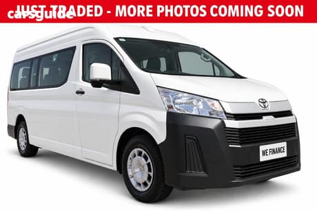 White 2021 Toyota HiAce Bus Slwb Commuter (12 Seats)