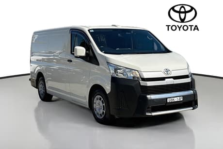 White 2024 Toyota HiAce Van Lwb