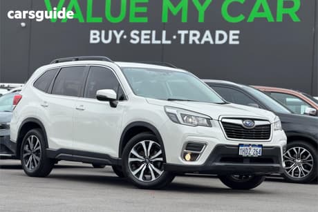 White 2019 Subaru Forester Wagon 2.5I Premium (Awd)