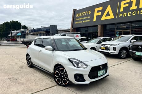 White 2023 Suzuki Swift Hatchback Sport Turbo