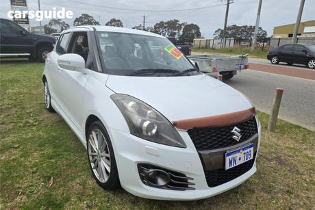 White 2012 Suzuki Swift Hatchback Sport