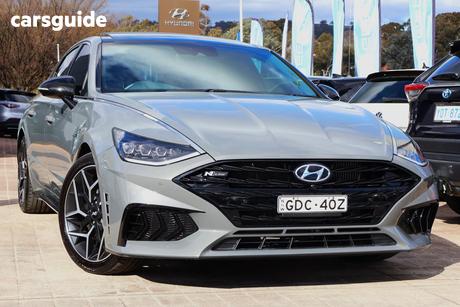 Grey 2022 Hyundai Sonata Sedan N Line