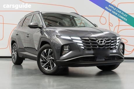 Grey 2021 Hyundai Tucson Wagon Elite (Awd)