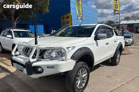 White 2018 Mitsubishi Triton Dual Cab Utility Gls (4X4)