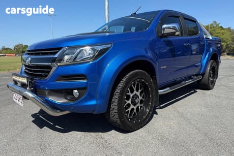 Blue 2017 Holden Colorado Crew Cab Pickup Ltz (4X4)