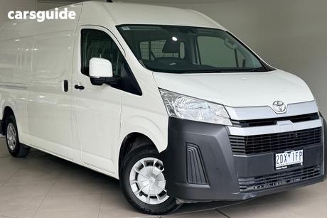 White 2021 Toyota HiAce Van Slwb