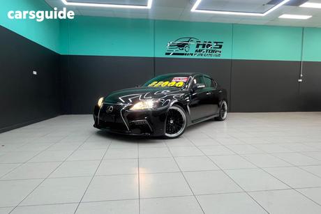 Black 2008 Lexus IS Sedan 5.0 V8 — 311 KW -8-SPEED