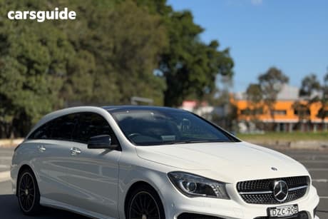 White 2015 Mercedes-Benz CLA200 Wagon Shooting Brake