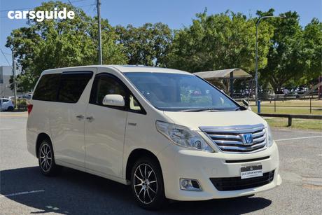White 2012 Toyota Alphard Commercial G L PACKAGE