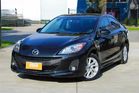 Black 2012 Mazda 3 Sedan Maxx Sport
