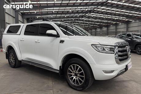 White 2025 GWM Cannon Dual Cab Utility Premium (4X4)