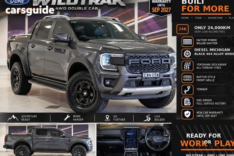 Grey 2022 Ford Ranger Double Cab Pick Up Wildtrak 3.0 (4X4)