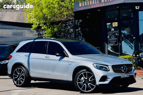Silver 2017 Mercedes-Benz GLC43 Wagon 43