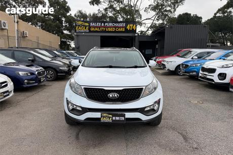 White 2015 Kia Sportage Wagon Platinum (Awd)