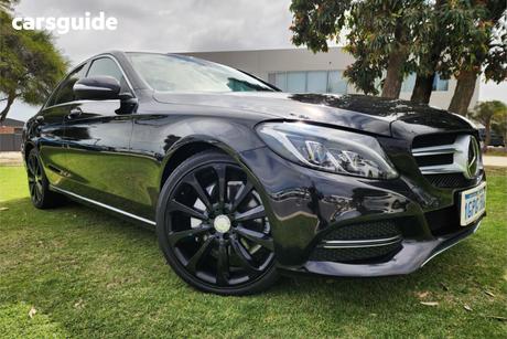 Black 2015 Mercedes-Benz C250 Sedan Bluetec