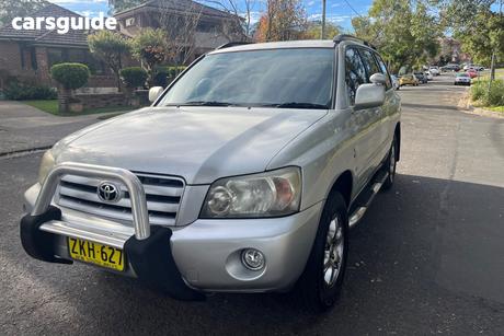 Silver 2004 Toyota Kluger Wagon Cvx (4X4)