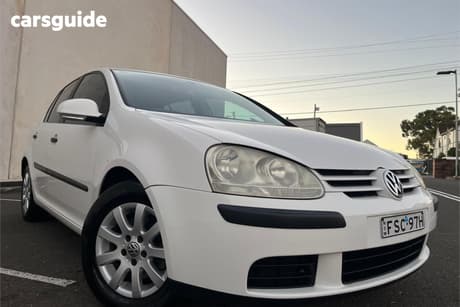 White 2006 Volkswagen Golf Hatchback 2.0 Tdi Comfortline