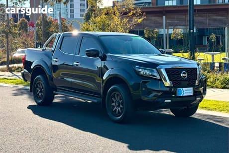 Black 2021 Nissan Navara Dual Cab Pick-up St-X (4X4) Cloth/No Sunroof