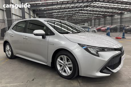 Silver 2022 Toyota Corolla Hatchback Ascent Sport Hybrid