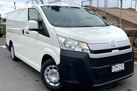 White 2022 Toyota HiAce Van Lwb