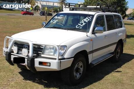 White 2004 Toyota Landcruiser Wagon Gxl (4X4)