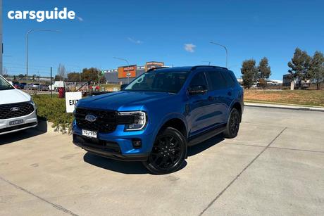 Blue 2024 Ford Everest Wagon Sport (4Wd)